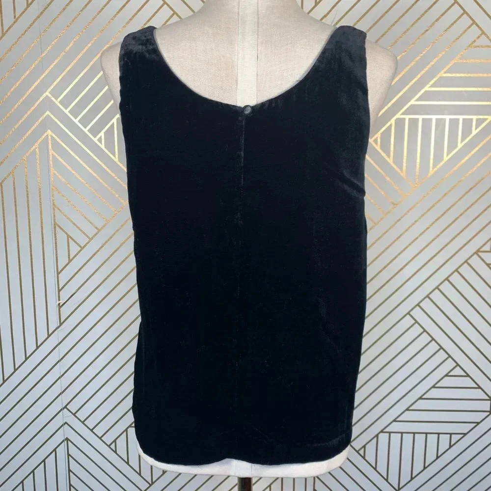 J.‎ Crew Velvet Tank Top in Black Style J4925
